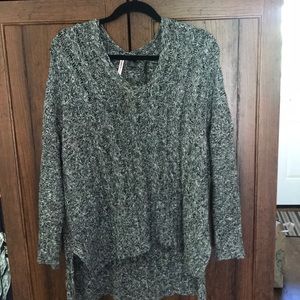 Oversized knit sweater